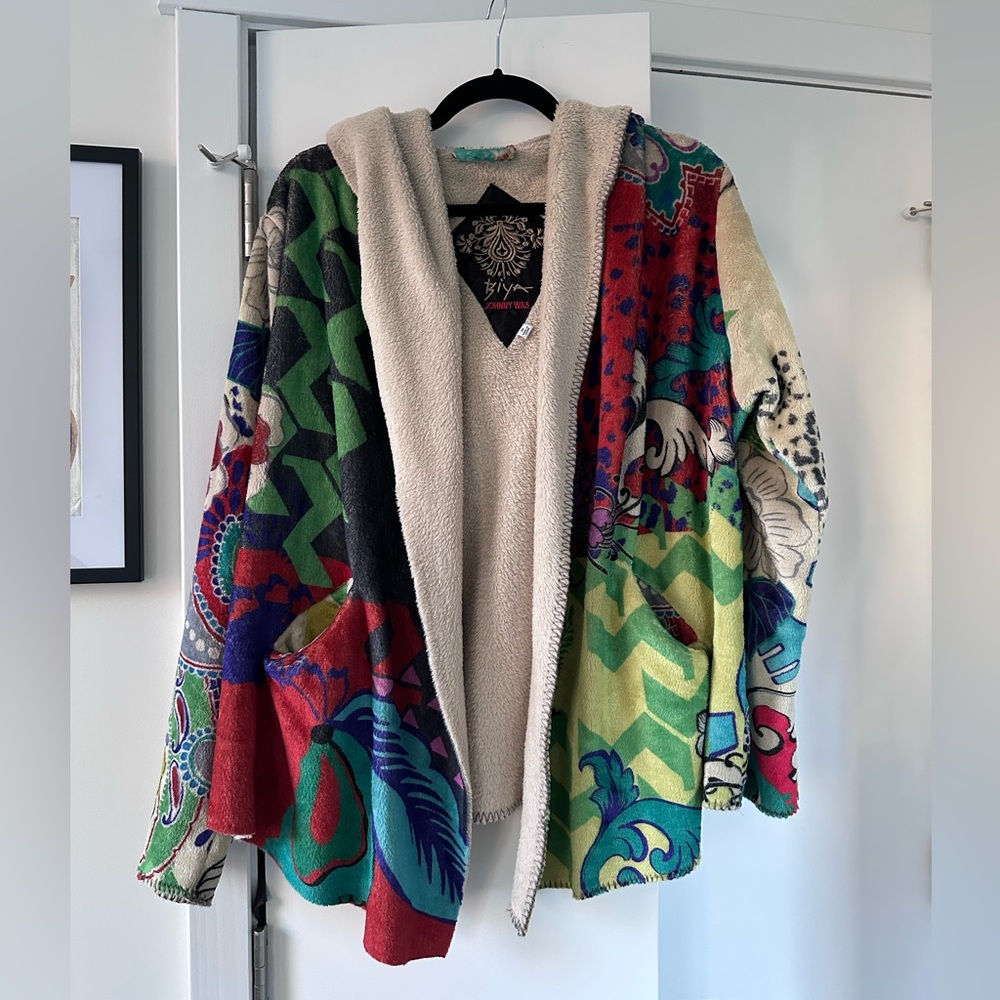 Johnny Was Love Sherpa Hooded Jacket